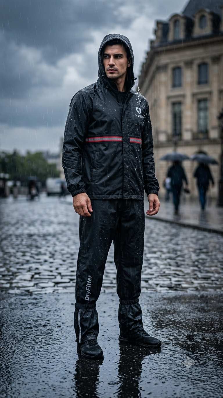 3-Piece Rain Suit Bundle  | Buy Rain Coat+ Pant + Shoe Covers